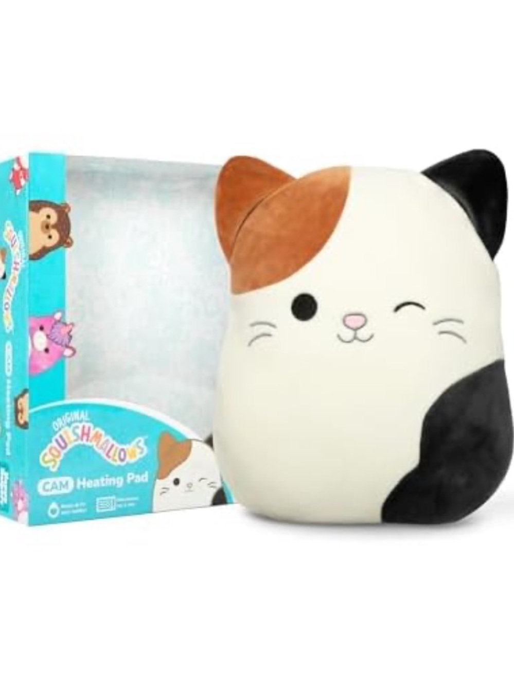 Squishmallows Microwavable Heating Pad - Cam the Cat - New in Box